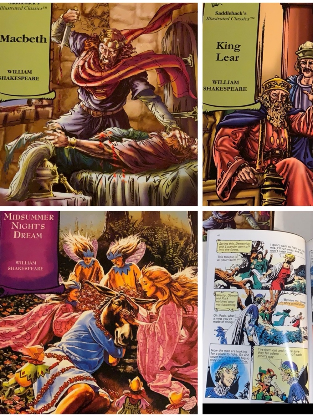 SALE!! Shakespeare Homeschooling Graphic macbeth set of 3